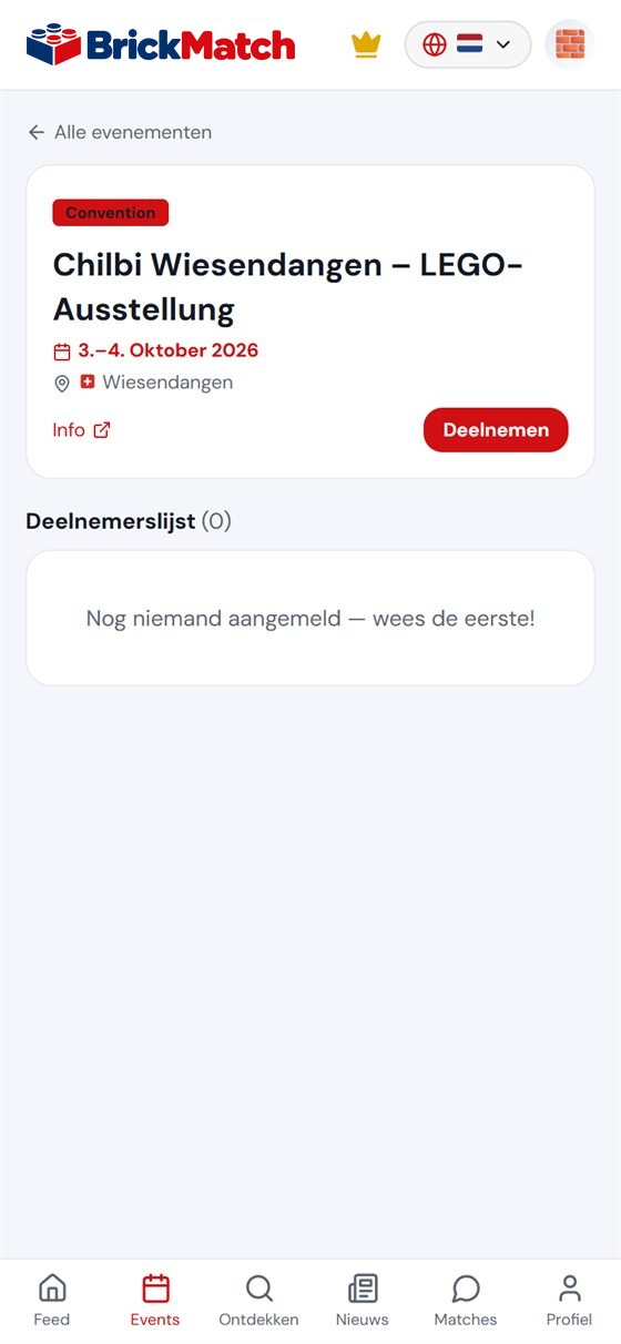 Screenshot: eventdetails met aanmeldknop